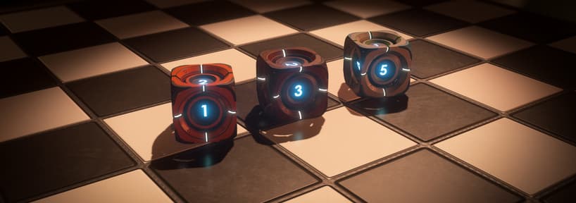 Six-Sided Rotating Dice Set